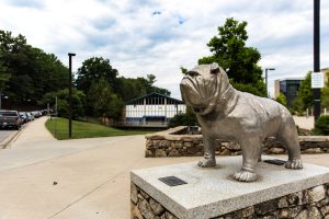 Rocky the Bulldog statue